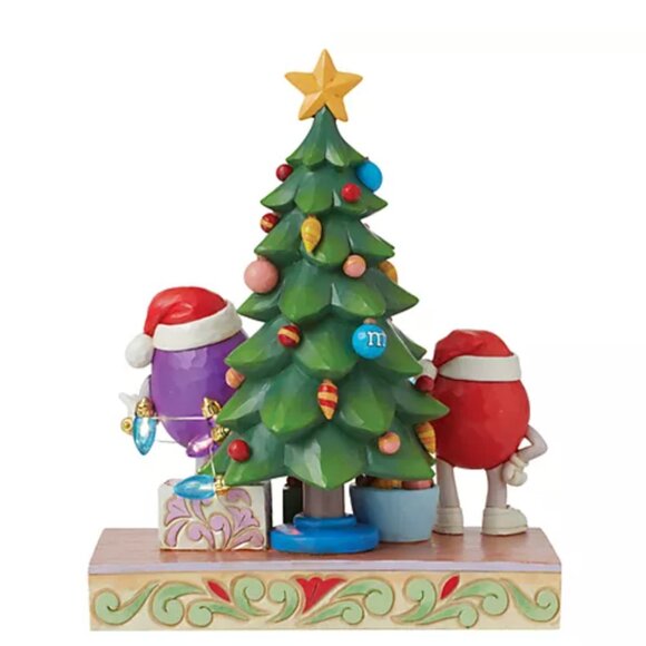 M&M'S by Jim Shore M&M'S Purple/Red Character Tree - Picture 4 of 7